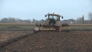 John Deere 6R with Laforge Front hitch amp DynaContour control [upl. by Aibonez]