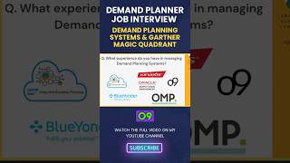 DEMAND PLANNING SOFTWARE supplychain demandplanning jobinterview interviewtips supplychainjobs [upl. by Coats]