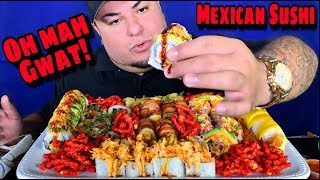 BEST Mexican Sushi in Phoenix  SUSHI PATRON [upl. by Aleedis]