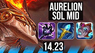 AURELION SOL vs AURORA MID  Dominating  KR Master  1423 [upl. by Ahsatak342]