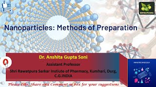 Methods of preparation of nanoparticles  NDDS saiedupharmaa [upl. by Anileba548]