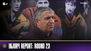 Frank Ponissi Injury Report Round 23  Melbourne Storm  NRL [upl. by Artied301]