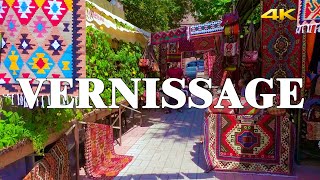 VERNISSAGE Walking Tour Yerevan Armenia 4K 60fps [upl. by Ayitahs]