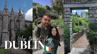 IRELAND VLOG 24 hours in Dublin  Irish pub walking city tour Dublin castle amp more [upl. by Davilman]