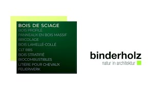 binderholz bois de sciage [upl. by Odnamla]