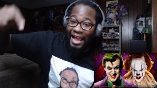 The Joker vs Pennywise Epic Rap Battles of History Reaction [upl. by Eilime]