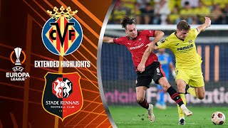 Villarreal vs Stade RennaisExtended Highlights  UEL Group Stage MD 2  CBS Sports Golazo  Europe [upl. by Anglim943]