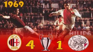 Ajax  Milan ✦ ECC Final 19681969 Highlights [upl. by Ferdinande]