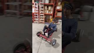 DRIFT KART INSIDE SHOP WHAT COULD GO WRONG gokart 212cc drift diy [upl. by Loleta]