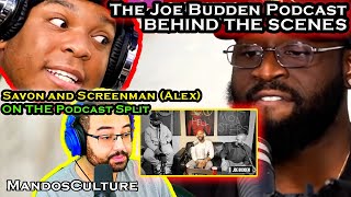 The Joe Budden Podcast Rewind Savon and Screenman Alex Discuss the Split  How Savon Got on JBP [upl. by Garmaise]