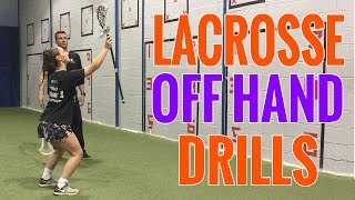 4 LACROSSE DRILLS to INSTANTLY Improve Your OFF HAND [upl. by Bunni]