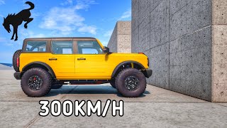 Ford Bronco vs Wall 300KMH  Crash Test [upl. by Denn513]