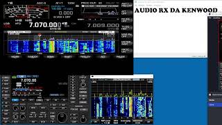 TEST RX ICOM IC 705 Vs Kenwood TS 890 Banda 40m icom kenwood ic705 ts890 [upl. by Black]