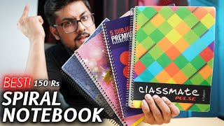 Best Spiral Notebook for Students 150 Rs Classmate Pulse Luxor Converge Youva Doms Spiral 🔥🔥 [upl. by Reidid961]