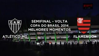 Melhores Momentos  AtléticoMG 4 x 1 Flamengo  Copa do Brasil  05112014 [upl. by Aihsi]