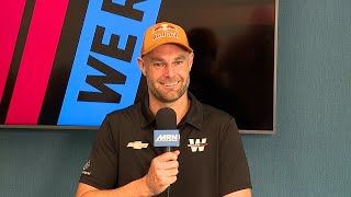 SHANE VAN GISBERGEN TALKS ABOUT HIS WIN AT PORTLAND HIS LEARNING CURVE AND HIS FUTURE IN NASCAR [upl. by Ahtnama]