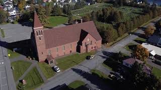 St Bruno Catholic Church and Cemetery Van Buren Maine October 2022 [upl. by Aknahs]