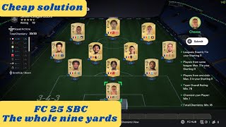 FC 25 FIFA 25  The whole nine yards SBC  Hybrid Leagues  cheap solution [upl. by Acinahs]