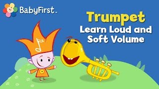 Trumpet  Notekins  Music Videos  BabyFirst TV [upl. by Grobe744]