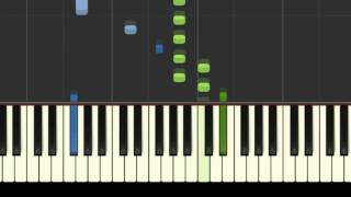 Prelude in C minor BWV 999 JS Bach fast tempo Synthesia with free sheet music [upl. by Furtek733]