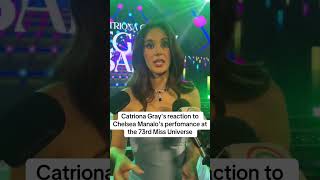 CATRIONA GRAY REACTION ON CHELSEA MANALO TOP 12 [upl. by Bevin]