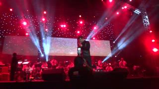 Sonu Nigam performs Tera Jadoo Chal GayaTanhai in Dubai Jan 16 2015 An Oberoi Middle East Event [upl. by Attwood802]