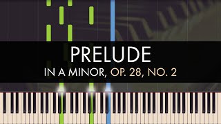 Frédéric Chopin  Prelude in A minor Op 28 No 2 [upl. by Fernyak]