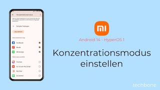 Konzentrationsmodus einstellen  Xiaomi Android 14  HyperOS 1 [upl. by Aihsein]