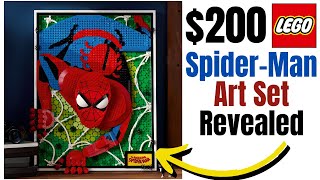 HUGE 200 LEGO Amazing SpiderMan Art Set REVEALED [upl. by Puff]