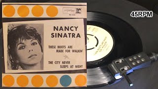 Nancy Sinatra  These Boots Are Made For Walkin 1965 Reprise Records  R20432 Vinyl Mono [upl. by Eenwat]