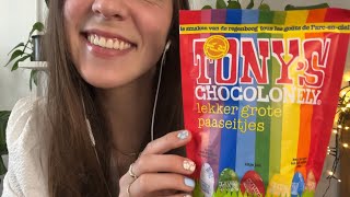 ASMR Easter eggs🥚✨ chats taps and crinkles [upl. by Ameyn]