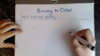 binary to octal and hex [upl. by Glenine]