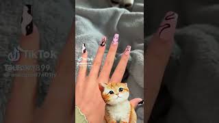 A Viral Tiktok video of a girl showing nails and her Kitty caught off guard was it an accident [upl. by Arimat]