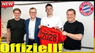 Trotz Transferverbot Das Juwel Florian Wirtz ist offiziell beim FC Bayern München angekommen [upl. by Ahsoet642]