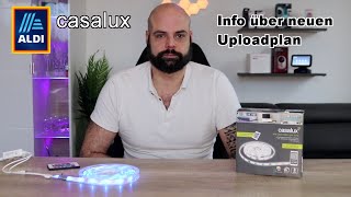 Aldi casalux WiFi LED Strip im Test  Info neuer Uploadplan [upl. by Arlo46]