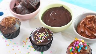 Chocolate Ganache Recipe  3 Ways Whipped Poured and Spread Frosting by My Cupcake Addiction [upl. by Nabois]