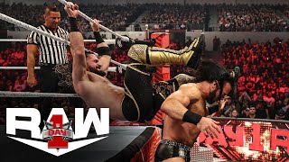 Seth “Freakin” Rollins vs Drew McIntyre – World Heavyweight Title Match Raw Day 1 Jan 1 2024 [upl. by Llerol]