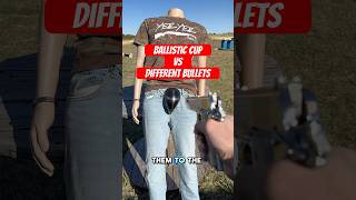 Shooting a ballistic cup with different caliber bullets to see what it can stop [upl. by Corbin]