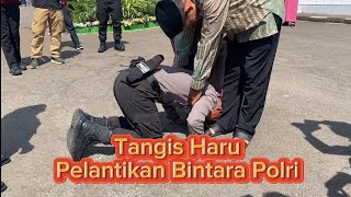 Tangis Haru Anak dan Orang tua di Pelantikan Bintara Polri Gel ll 2023 [upl. by Nahc]