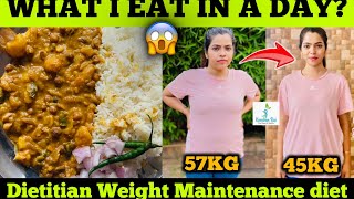 ✅What a dietitian eat in a day to maintain weight after 12Kg WEIGHTLOSS [upl. by Bowe]