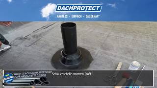 DACHPROTECT EPDM I Lüfter Abdichtung mit Rohrmanschette [upl. by Garvin]