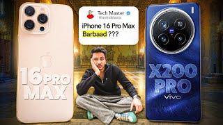 Vivo X200 Pro VS iPhone 16 Pro Max  Full Comparison [upl. by Nathanson]