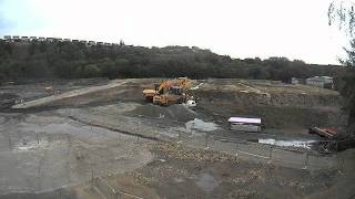 Kirklees College New Engineering Centre  Timelapse Progress December 2011 [upl. by Surdna]