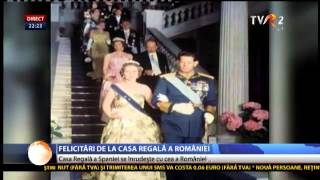 Felicitări de la Casa Regală a României pentru Regele Felipe al VIlea [upl. by Rosalia]