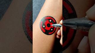 Sharingan eye  Madara Uchiha tattoo idea tattoo tattooideas anime animeart shorts [upl. by Scoter]