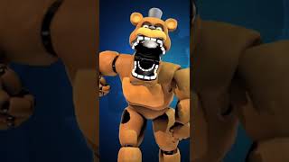 Fixed Nightmare Animatronics shorts fnafaredit fnafedit fnaf fnaf4 [upl. by Juanita]