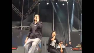 FOYONE X AYAX Y PROK  VIÑA ROCK 2016 PRIMERA FILA [upl. by Karlow]