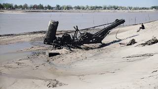 Footage of vanished Michigan lake after dam failure [upl. by Nirra]