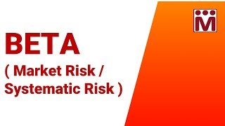 Beta  Market Risk  Systematic Risk  Mutual Fund Risk Measures [upl. by Descombes]