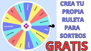 Crea una Ruleta para Sorteos Fácilmente con AppSorteos Tutorial Gratis [upl. by Kirschner]